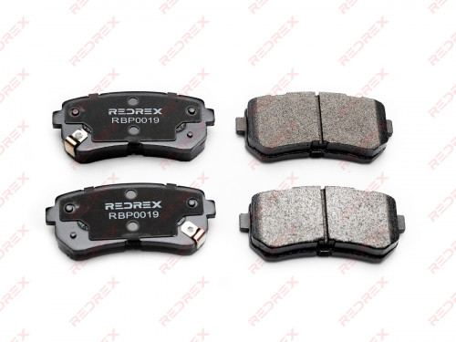 Колодки тормозные задние дисковые HYUNDAI I20 2008- RBP0019