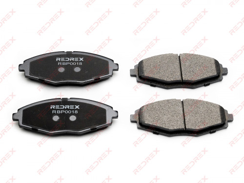 Колодки тормозные передние CHEVROLET (левый руль) LANOS T100 2004- RBP0018