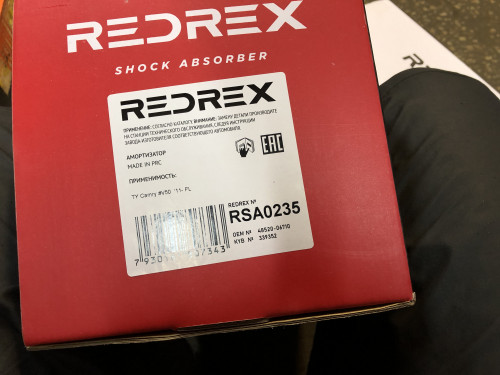 Амортизатор передний TOYOTA CAMRY 2011-2017 RSA0235
