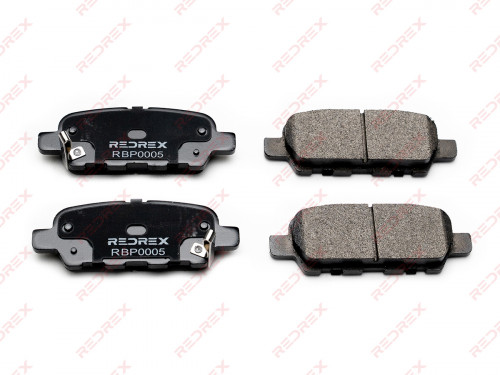 Колодки тормозные задние дисковые NISSAN QASHQAI (J10) 2006-2013 RBP0005