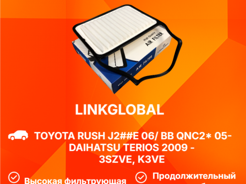 Фильтр воздушный TOYOTA BB QNC2* A1016L